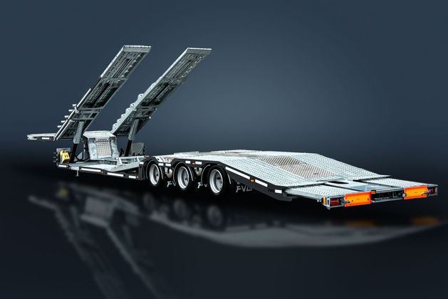 FlexLiner TA36-B1 Heckansicht, Bühne ausgefahren
