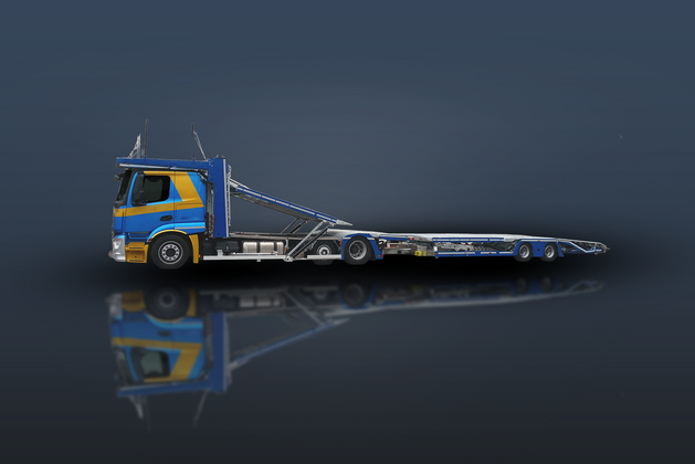 HeavyLiner HighPro Seitenansicht, Bühne eingefahren