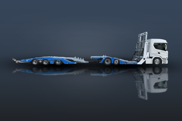 TruckLiner HighPro Seitenansicht, Bühne eingefahren