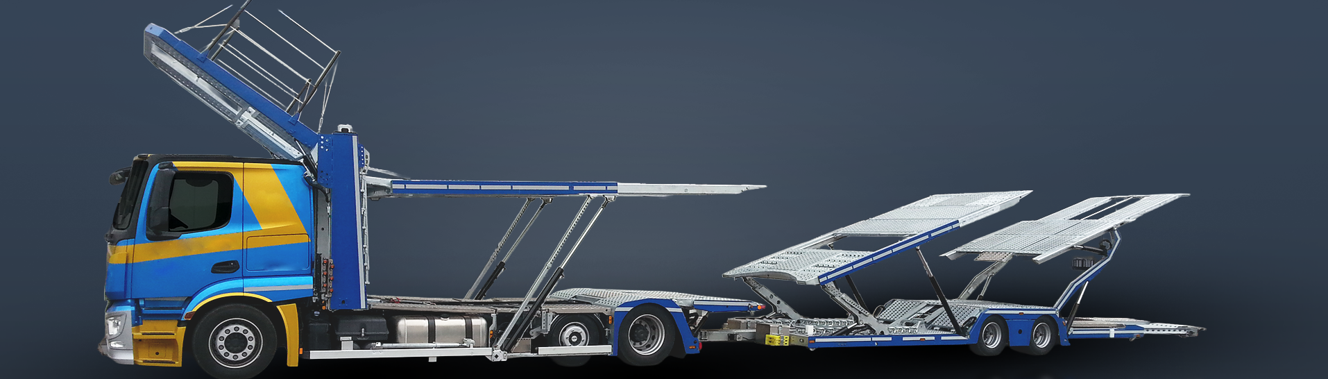 HeavyLiner HighPro Seitenansicht, Bühne ausgefahren