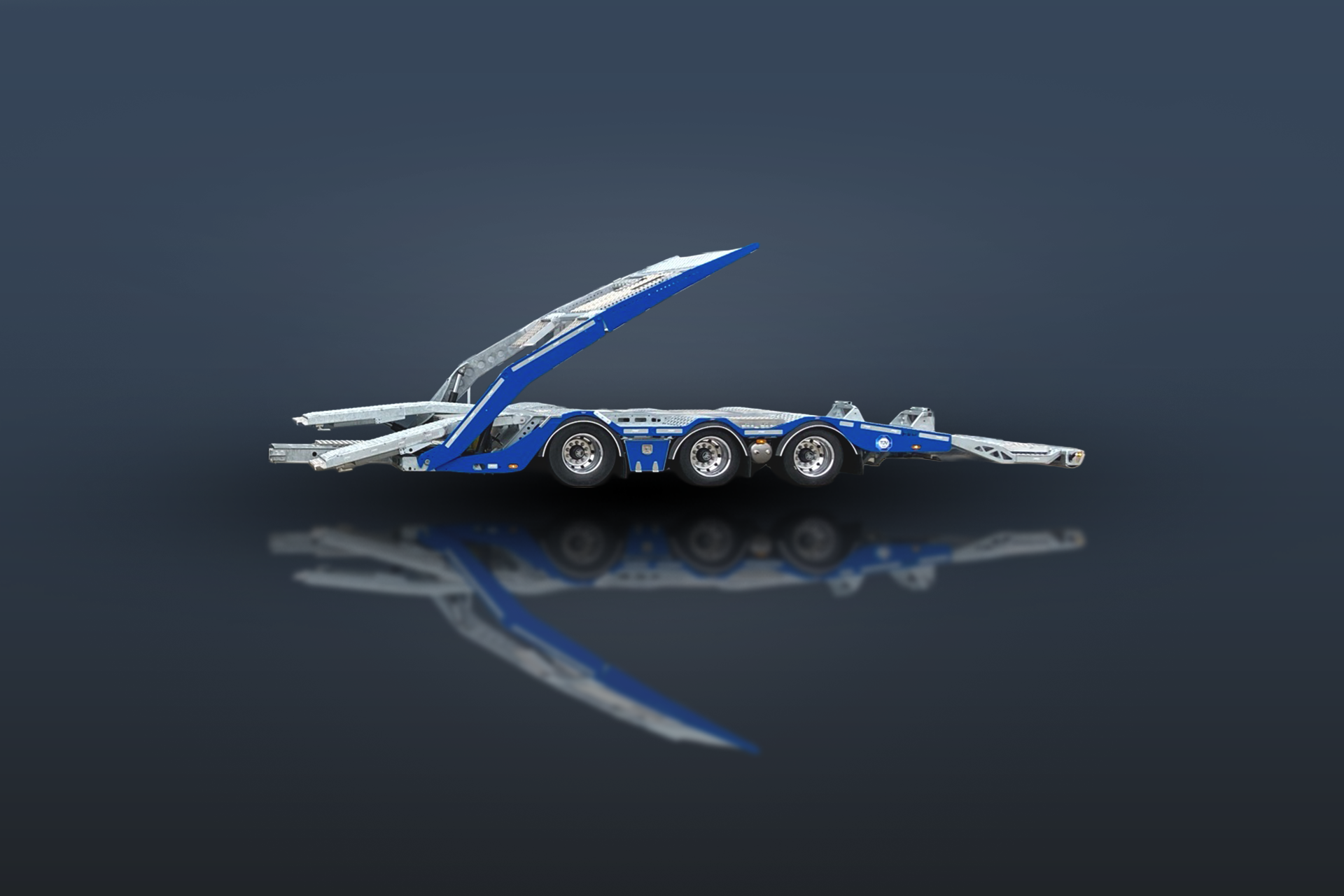 TruckLiner TS25 Seitenansicht, Bühne ausgefahren