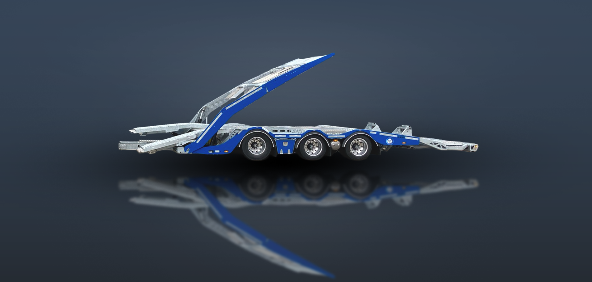 TruckLiner TS25 Seitenansicht, Bühne ausgefahren