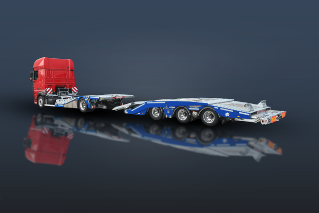 TruckLiner EVO Heckansicht, Bühne eingefahren