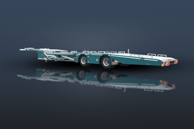FlexLiner TA30-B1 Heckansicht, Bühne eingefahren