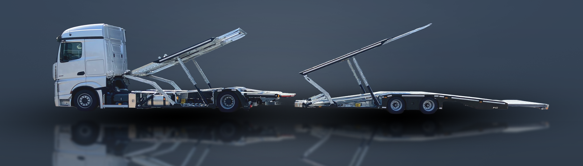 MidLiner Classic Seitenansicht, Bühne ausgefahren