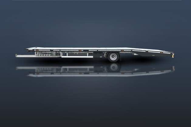 UltraLiner FS9 Seitenansicht, Bühne eingefahren