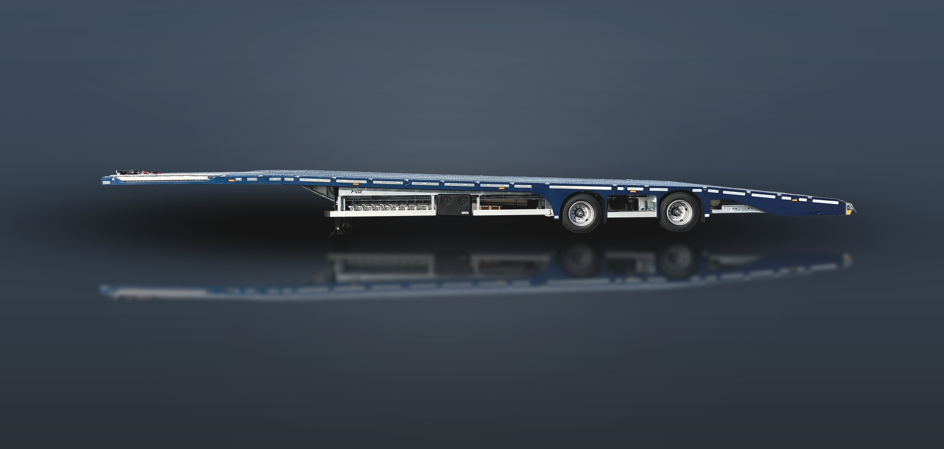 StraightLiner ST30 Seitenansicht, Bühne eingefahren