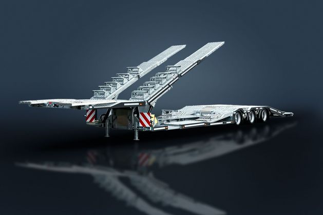FlexLiner TA36-B1 Frontansicht, Bühne ausgefahren