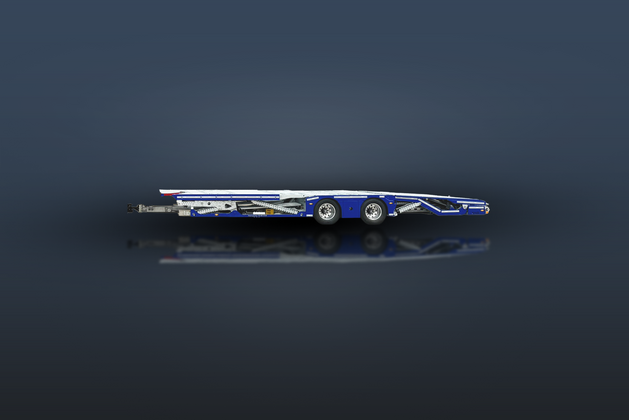 HeavyLiner FS19-B2 Seitenansicht, Bühne eingefahren