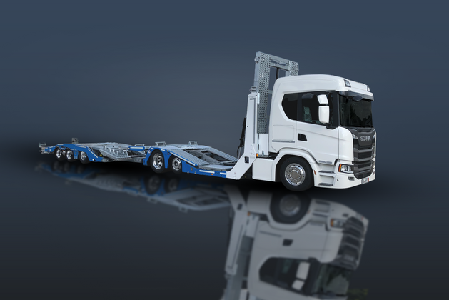 TruckLiner HighPro Frontansicht, Bühne eingefahren