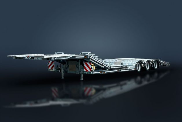 FlexLiner TA36-B1 Frontansicht, Bühne eingefahren