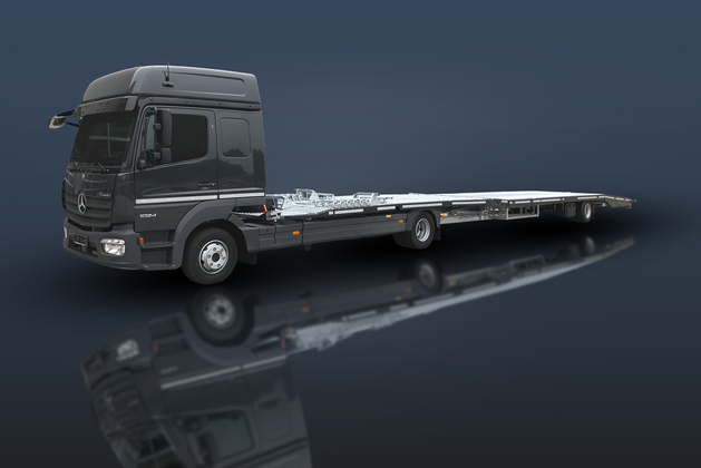 UltraLiner FS9 Frontansicht, Bühne eingefahren