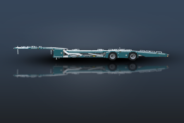 FlexLiner TA30-B1 Seitenansicht, Bühne eingefahren