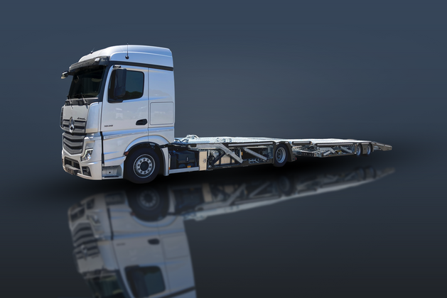 MidLiner Classic Frontansicht, Bühne eingefahren