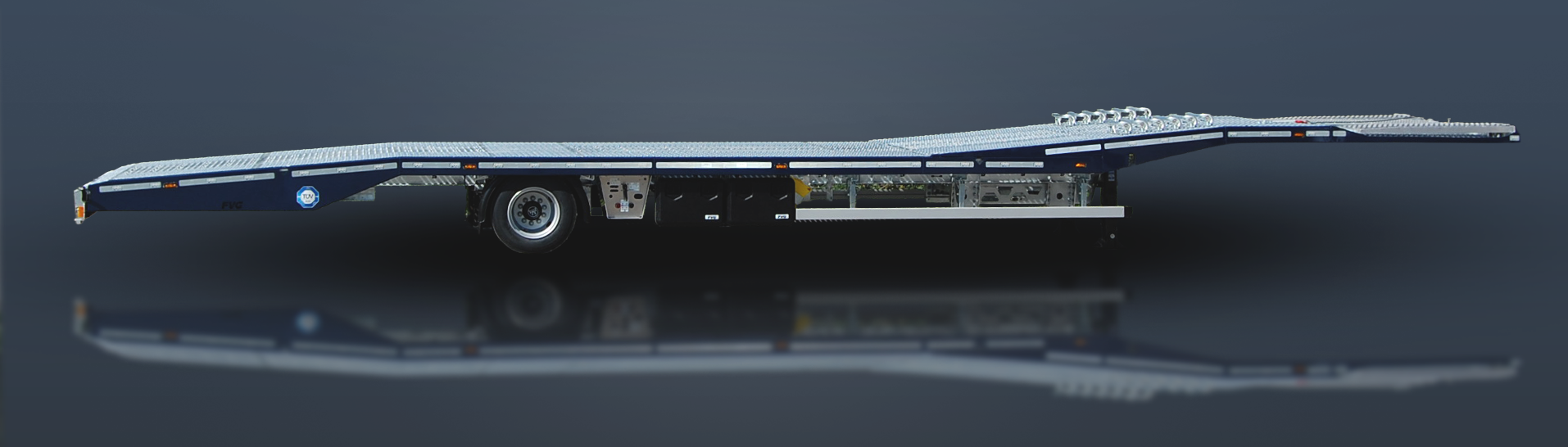 StraightLiner ST13 Seitenansicht, Bühne eingefahren